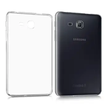 מסך זכוכית מחוסמת עבור Samsung Galaxy Tab 7.0 2016 T280 T285 לוח כיסוי סיליקון רך TPU מקרה בכרטיסיה בית 2016 7.0 T280 T285