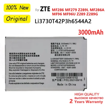 מקורי 3000mAh Li3730T42P3h6544A2 סוללה עבור ZTE MF286 MF279 Z289L MF286A MF96 MF96U Z289 Z289G 4G-LTE, WIFI נתב סוללות