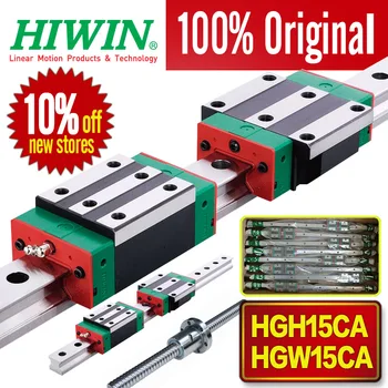 מקורי HIWIN מותג HGH15CA HGH20CA HGH25CA ליניארי הכרכרה ליניארי רכבת CNC חלקים 300MM 400MM 500 600 מ 