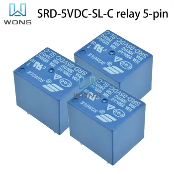 מקורי SRD-5VDC-SL-C לטבול 10A 5VDC 5 מטר ממסר 5PCS 10PCS 20PCS