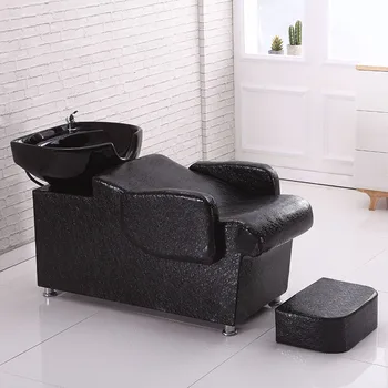 מקלחת מעצב שמפו כיסא סלון שיער יפנית ספא שיער לשטוף את הכיסא אגן יוקרה Behandelstoel ציוד של סלון MQ50SC