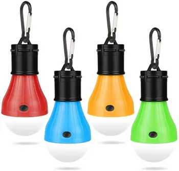 נייד LED מנורת אוהל חיצוני קמפינג עמיד למים הנורה חירום פנס אורות עם 3 מצבי תאורה עבור טיול דיג