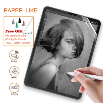 נייר, כמו חיית המחמד מט לכתוב הציור סרט מגן מסך עבור iPad Pro 11 10.9 10.2 אוויר 5 4 10.5 Mini 3 4 5 6 9.7 2022 10 4