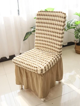 סגנון אירופאי למתוח האוכל הכיסא מכסה משענת משולב פשוטה מודרנית חצאית הכל כלול-האוכל הכסא כיסוי