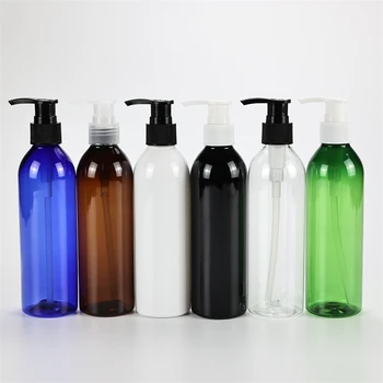ססגוניות 250ML X 25 סיבוב הכתף פלסטיק קרם משאבת בקבוק גודל נסיעות סבון נוזלי בבקבוק שמפו קוסמטיקה מחמד מכולות