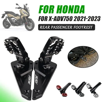 עבור הונדה X-ADV750 XADV 750 X-ADV 750 XADV750 2021 2022 2023 אופנוע אביזרים אחורי הרגל יתדות לרגליים במספרה הנוסע פדאלים.