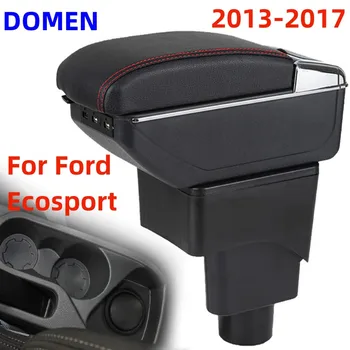 עבור פורד Ecosport משענת יד הקופסה המקורית ייעודי מרכזי משענת יד תיבת שינוי אביזרים שכבה כפולה USB לטעינה 2013-2017