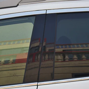 עבור רנו Kadjar 2015 2016 2017 2018 ABS לקצץ חלון המכונית לפני הספירה טור כיסוי מדבקות לרכב נצנצים סגנון רכב