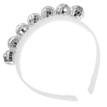 עיצוב המסיבה ראש הלהקה בגימור Cosplay לקשט את הבמה דקורטיביים Hairband זכוכית כדור דיסקו נשים