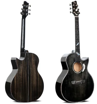 עיצוב חדש Sevillana 2103 העליון 41 סנטימטר כל מוצק גיטרה אקוסטית-high-end פולק גיטרה בעבודת יד עיצוב ייחודי עבור אוהבי מוסיקלי