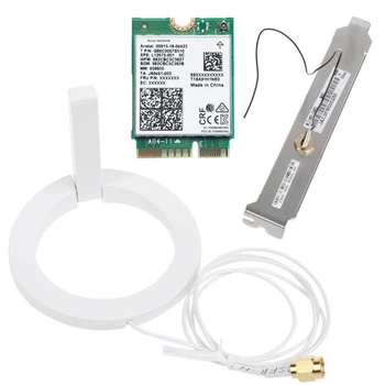 על 9461NGW Wifi כרטיס+לבלבל+אנטנה ערכת AC 9461 2.4 G/5G 802.11 AC M2 מקש E CNVI Bluetooth 5.0 מתאם אלחוטי