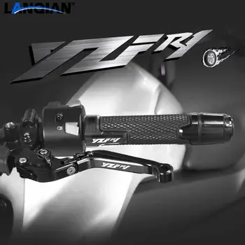 על ימאהה YZF R1 R1S R1M אופנוע בלמים מצמד ידיות הכידון אחיזת היד מסתיים YZFR1 1999-2020 YZFR1M YZFR1S 2015-2020 חלקים