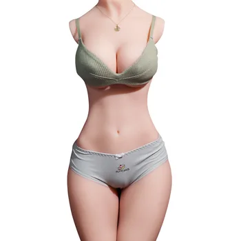 צעצוע מין 3D Reaistic גוף, חצי גוף בובת סקס עבור גברים מציאותי מרגיש הנרתיק נשים נקבה זכר מאונן כוס שדיים מזויפים