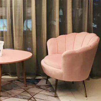 קומה טרקלין, סלון כסאות היד נורדי ורוד יהירות הכיסא עיצוב להירגע קטן ספה Cadeiras דה-Sala De Estar ריהוט מודרני