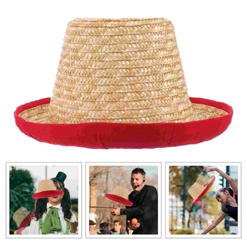 קטן ג ' אגלינג כובע קש הבמה ציוד נלווה כובע אקרובטי אספקת אביזר תפאורה מיני מסיבה טובה צעצוע
