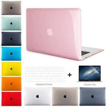 קריסטל במקרה 2021 Apple Macbook Pro החדש 16.2 M1 שבב A2485 נייד אביזרי כיסוי עבור Mac Book Pro 16 A2141 15 A1286 A1398