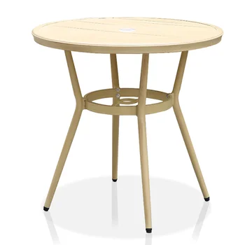 רהיטים של אמריקה קרוז סיבוב 32-אינץ פטיו שולחן ביסטרו, הטון הטבעי