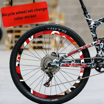 רוחב 19mm אופניים רים מדבקות MTB אופני כביש גלגל מדבקה רכיבה על אופניים עמיד למים קישוט הסרט מחזור אביזרים 26