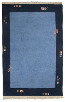 שטיחים 1.2x1.8m אזור שטיחים יד ומסוקסות השבט הכחול ההודי שטיח צמר המשרד שטיח הרצפה