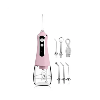 שיניים Oral Irrigator חוט שיניים לבחור הפה מכונת כביסה 5 Nozzels 3 מצבי נטענת USB, C