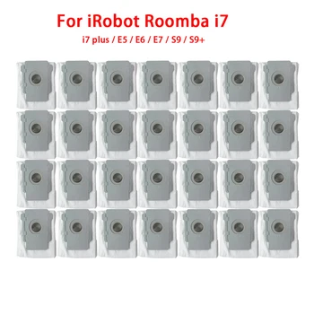 שקית אבק על iRobot Roomba i7+ i7 בנוסף E5 E6 E7 S9 S9+ רובוט שואב אבק Roomba i7+ i7 בנוסף E5 E6 E7 מלוכלך שקיות החלפה