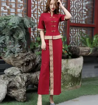 תאילנדי ספא לעבוד בד סלון יופי חליפת נשים קוסמטיקאית המדים קיץ פדיקור עבודה משובחת