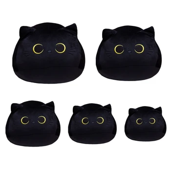 תינוק מיטת בובות קישוט חם שחור חתול כרית בובה עיצוב Gr Dropship
