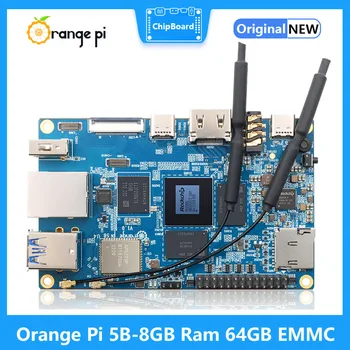 תפוז פאי 5ב 8GB Ram RK3588S 64GB EMMC Wifi-BT פיתוח המנהלים תפוז פאי 5 B להריץ דביאן, אובונטו אנדרואיד על גבי לוח יחיד במחשב