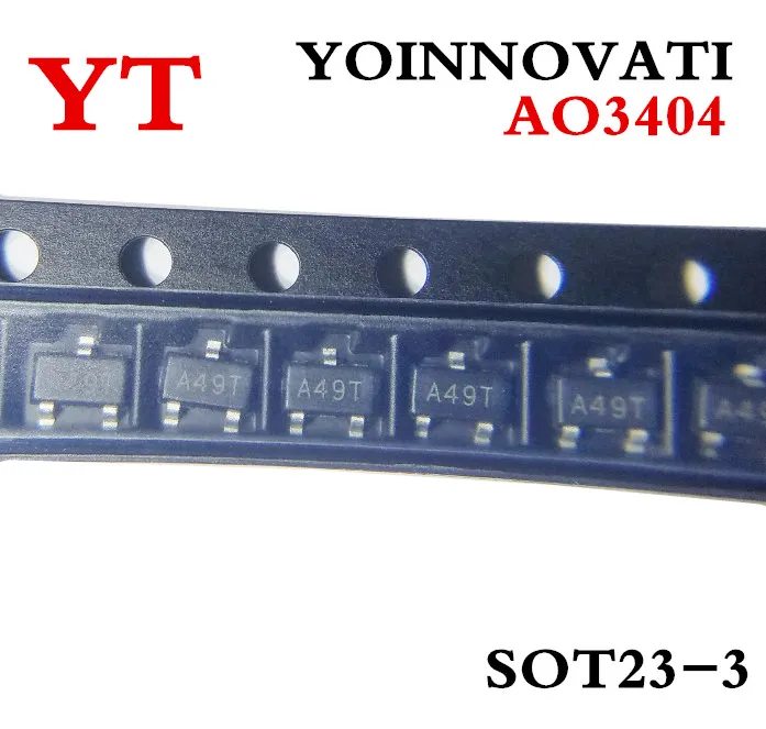  100pcs/lot AO3404 MOSFET N-CH 30V 5.8 לי SOT23 באיכות הטובה ביותר. - 0