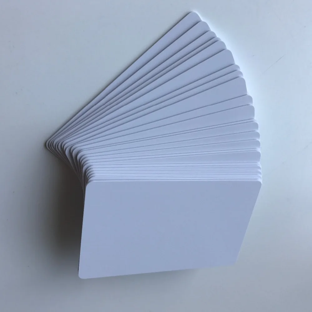 230pcs הזרקת דיו להדפסה מט פלסטיק ריק כרטיס PVC לבית הספר כרטיס/ תעודת זהות /כרטיס חבר על ידי הדפסת אפסון או קנון - 0