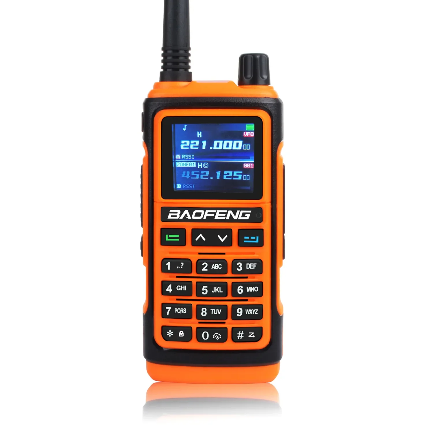 Baofeng UV-17Pro GPS של מכשיר קשר 108-130MHz אוויר בלהקת VHF UHF 200-260MHz 350-355MHz רדיו FM שש להקות תדר להעתיק עמיד למים - 0