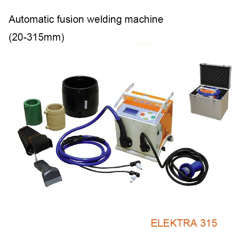 ELEKTRA315(20-315mm)אוטומטי ריתוך היתוך מכונה אוטומטית מלאה חמה להמיס מכונת ריתוך ריתוך צינור פלסטיק - 0