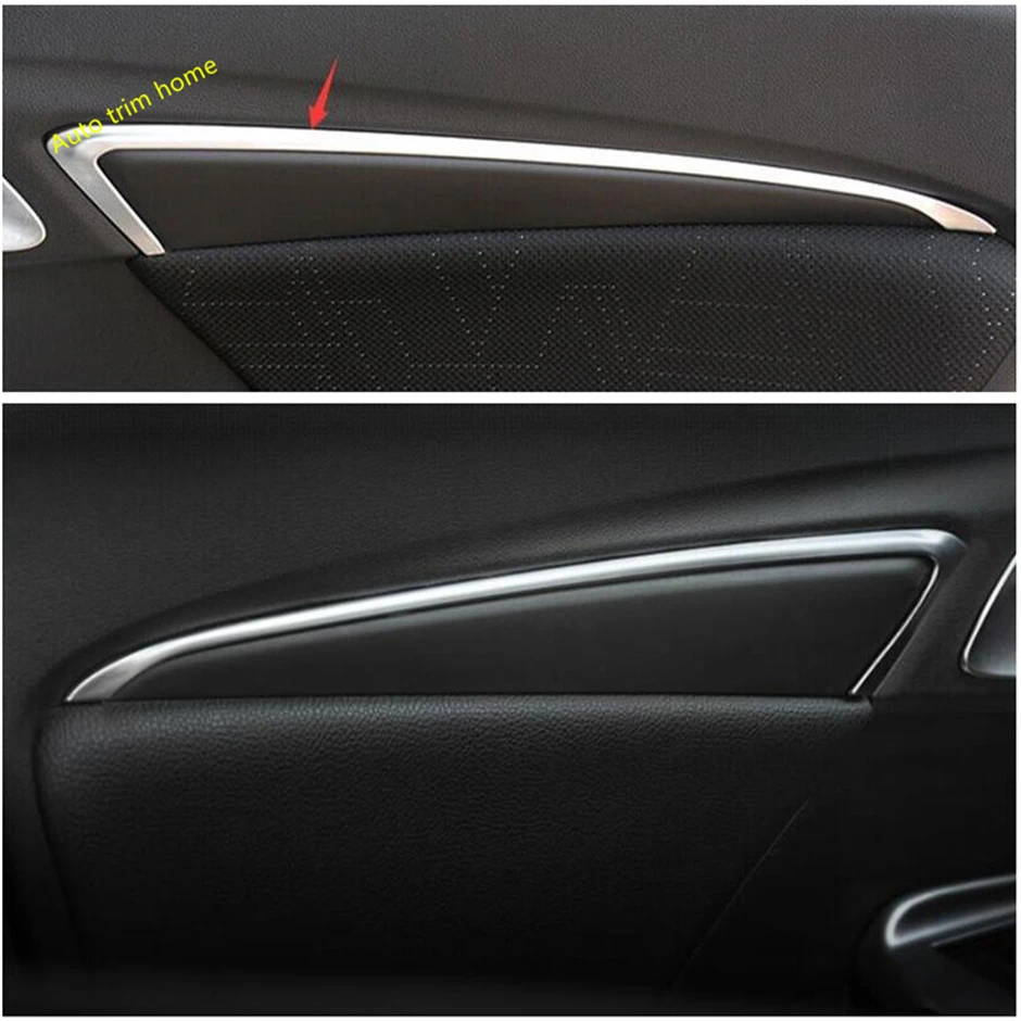 Lapetus בתוך דלת המכונית משוך את הידית רצועה לכסות לקצץ 4 יח 'מתאים התאמה הונדה ג' אז 2014 - 2019 אביזרי רכב ABS סיבי פחמן - 0