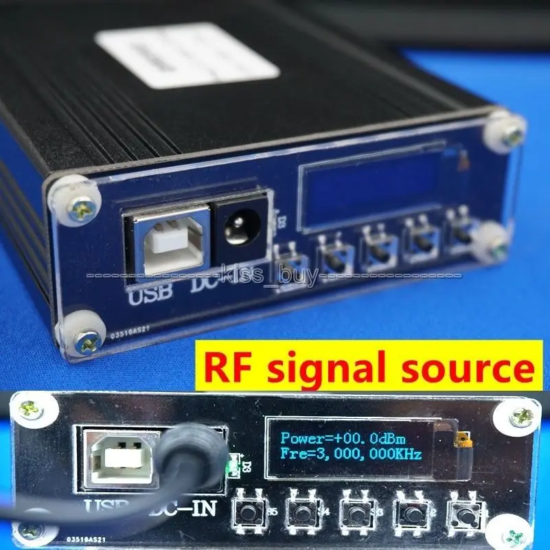 OLED דיגיטלי ADF4351 35MHZ-4.4 GHZ אות מחולל תדר האות מקור רדיו מגבר - 0