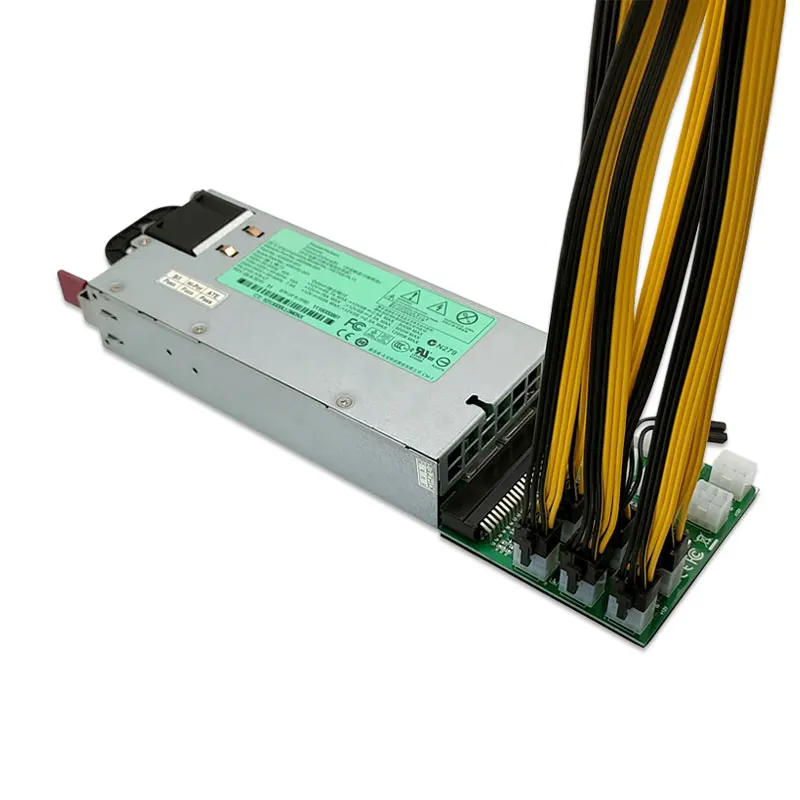 TF HSTNS-PL11 1200W PSU שרת אספקת חשמל עבור כרטיס גרפי מתאים כרייה ETH Ethere Bitcoin כורה הציוד - 0