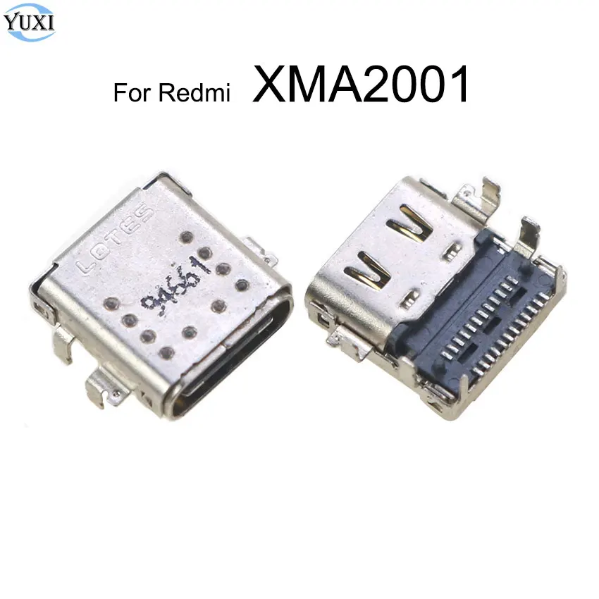 YuXi 1pc לredmi XMA2001 USB Type C נמל טעינה כוח ג ' ק מחבר המטען שקע תקע - 0