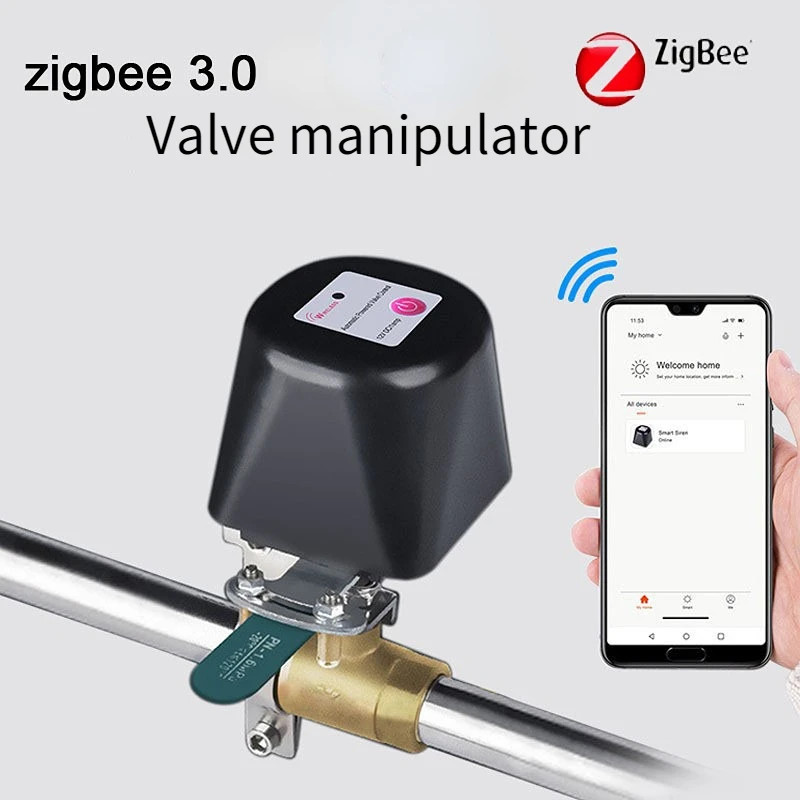Zigbee שסתום מניפולטור Zigbee הצמדה מים שסתום שסתום מתג Wifi 3.0 Zigbee שסתום חכם בית חכם smartlife - 0