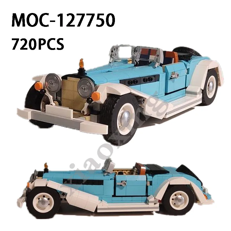 חדש MOC-127750 רכב קלאסי 500 רודסטר 720PCS מתאים 10279 למבוגרים המעוניינים בשיפור בניין צעצועים לילדים מתנות - 0