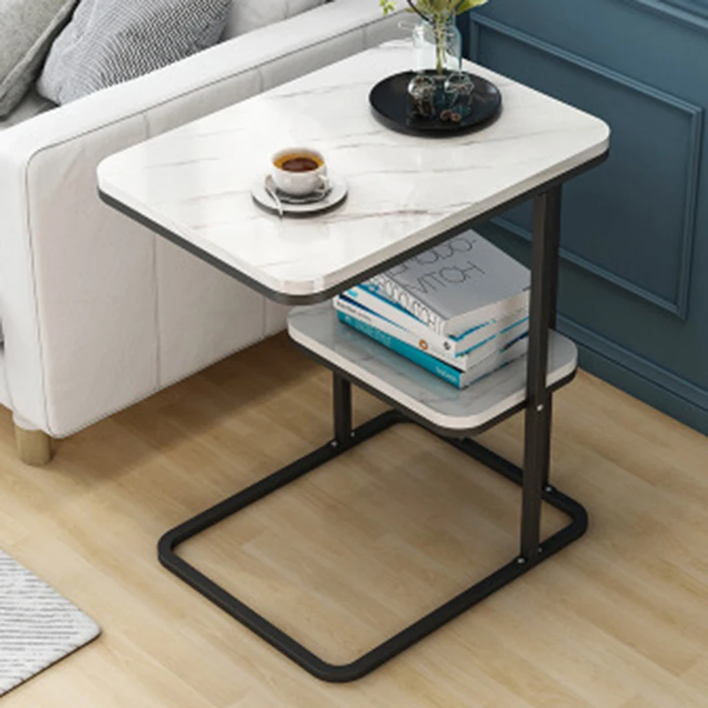יצירתי סלון תה קטן שולחן ספה פינתית מסגרת ברזל קפה שולחן ספה שולחן צד לשרת שולחנות בסים ריהוט הבית - 0
