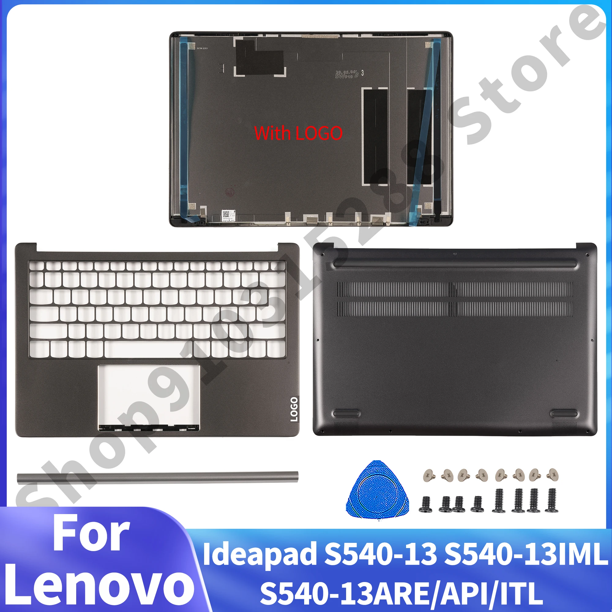 מחשב נייד חלקים עבור Lenovo Ideapad S540-13 S540-13IML S540-13ARE/API/ITL LCD הכיסוי האחורי Palmrest בתחתית התיק מחברת המקרים להחליף - 0