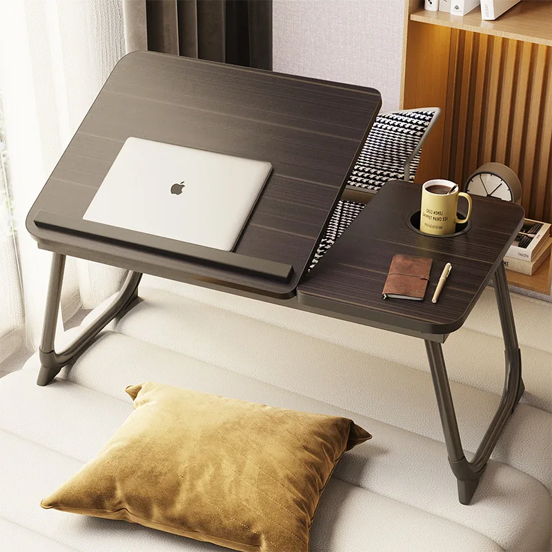מתקפל נייד מחשב נייד השולחן עצלן שולחן מיטה ספה קטנה, שולחן מחשב עומד השולחן ריהוט הבית - 0