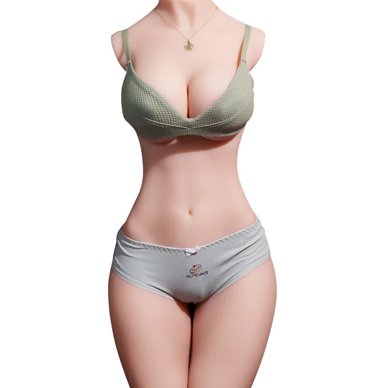 צעצוע מין 3D Reaistic גוף, חצי גוף בובת סקס עבור גברים מציאותי מרגיש הנרתיק נשים נקבה זכר מאונן כוס שדיים מזויפים - 0