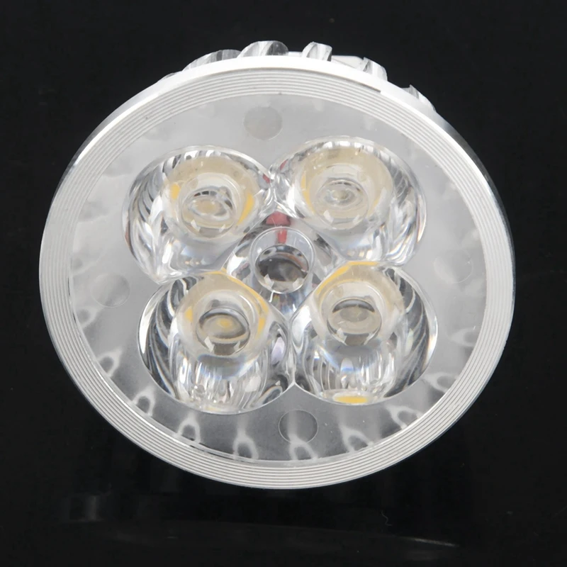6X 4W Dimmable נורת LED MR16/3200K לבן חם LED אור הזרקורים/50 וואט שווה ערך דו Pin GU5.3 בסיס/330 לומן 60 מעלות - 1