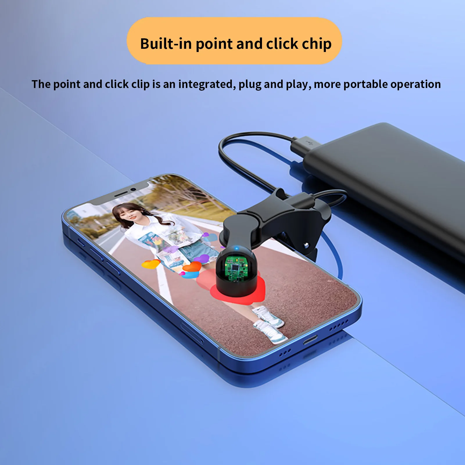 Auto Clicker עבור הטלפון אוטומטית מסך הטלפון Tapper מתכוונן אוטומטי את מכשיר הטלפון במסך Tapper מדומה האצבע לחיצה - 1