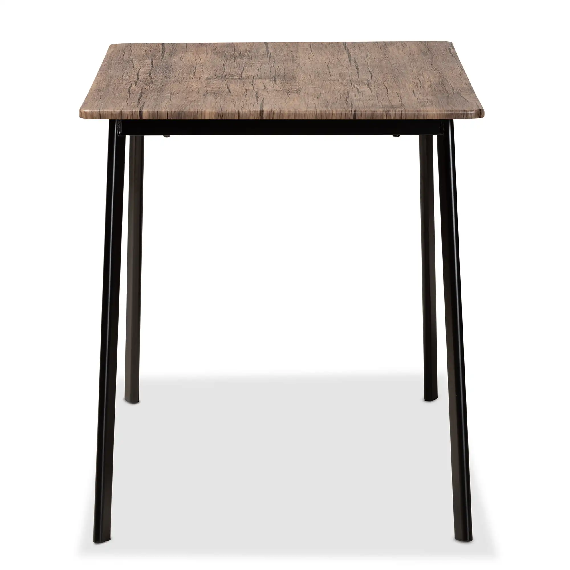 BOUSSAC אמצע המאה מודרני אגוז בראון סיים עץ, מתכת שחורה שולחן האוכל - 1