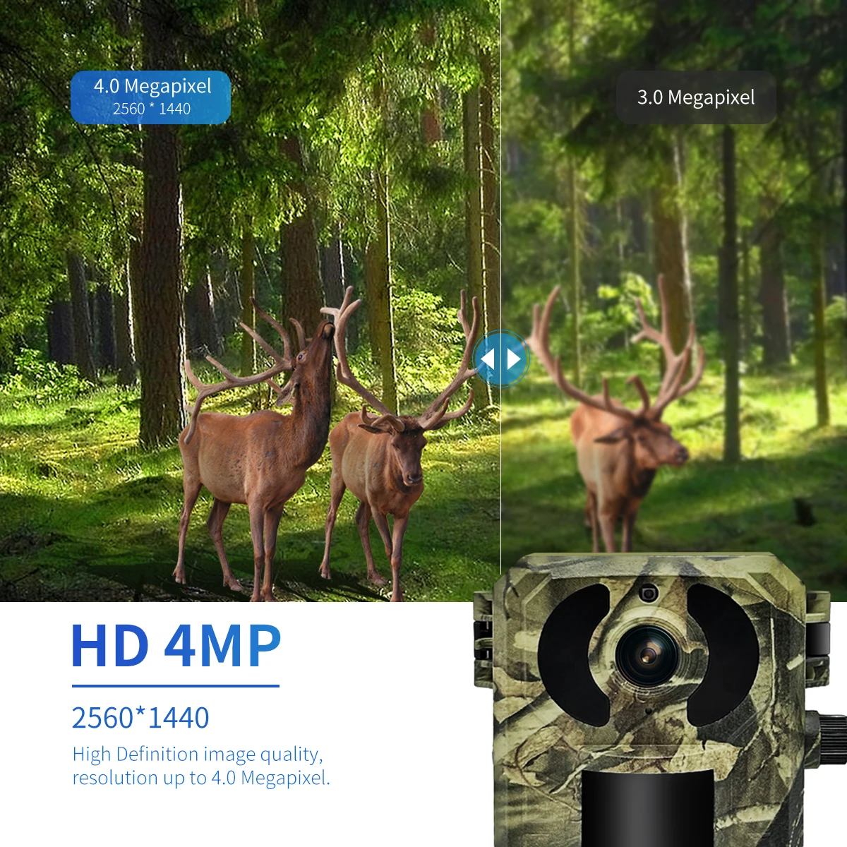 ESCAM QF380 כוח סולארית 4MP 4G כרטיס ה Sim-מצלמה Ubox אפליקציה חיות הבר המשפט מצלמה חיצוני קמפינג ציד צג דיגיטלי מצלמת וידאו - 1
