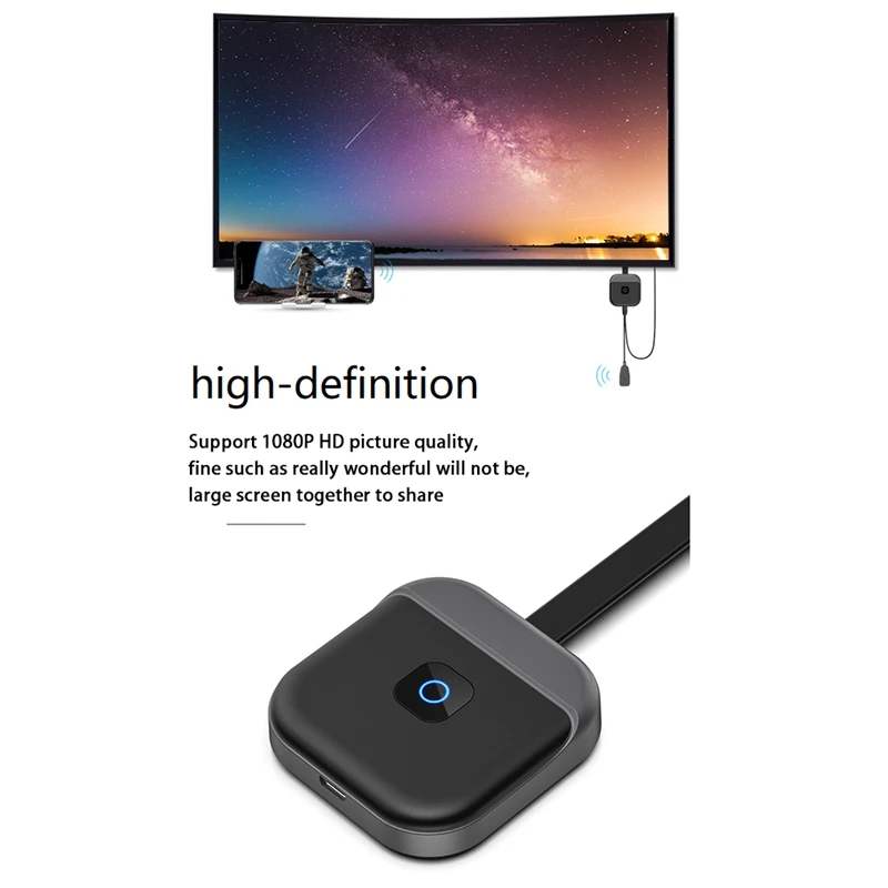 G59 חכם 2.4 G Wireless Display Dongle מתאם וידאו HD 1080P מקלט טלוויזיה מקרן - 1