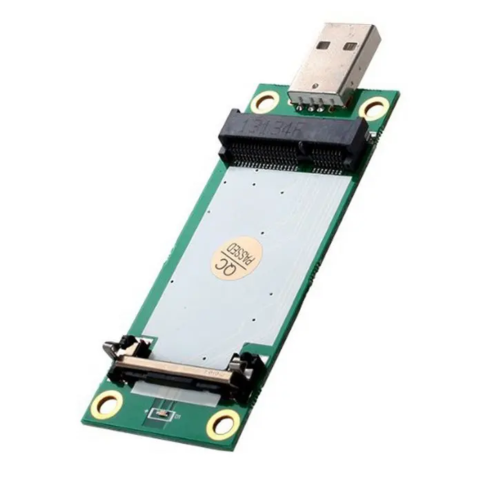 Jimier סיי Mini PCIe למתאם USB 3G/4G WWAN ו-WiFi (USB סוג כרטיס Mini PCI-E ל-USB Mini Pcie כדי Pcie - 1