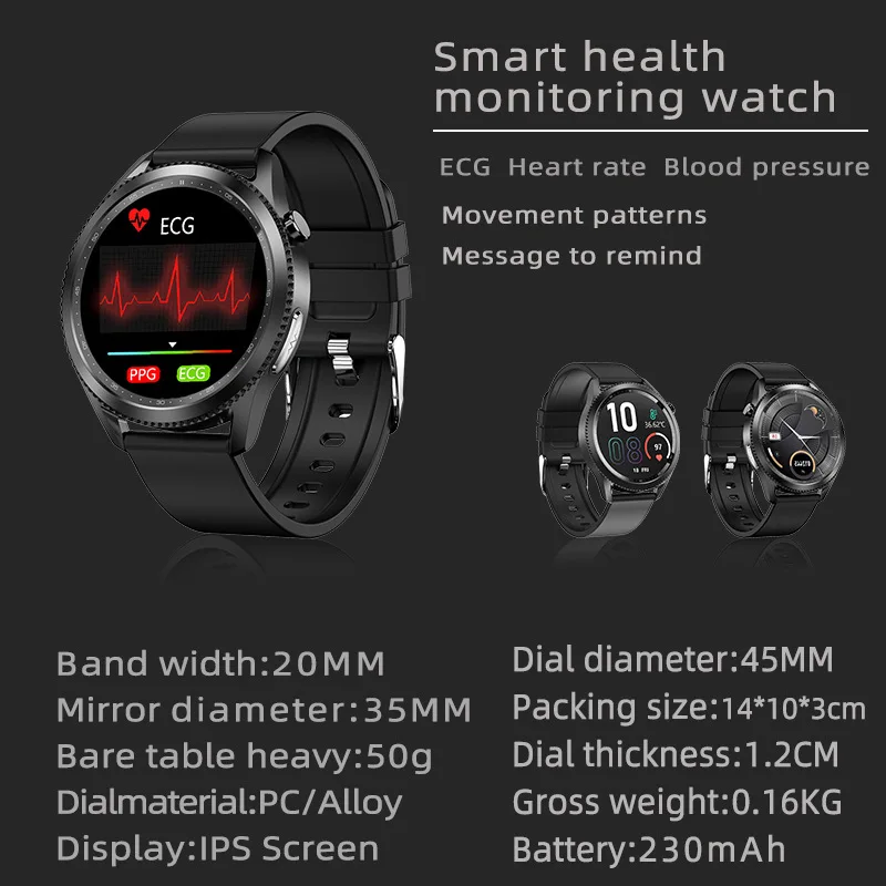 Lenovo שעון חכם נשים החמצן בדם, לחץ א. ק. ג מוניטור לבריאות עמיד למים ספורט גברים צמיד Smartwatch - 1