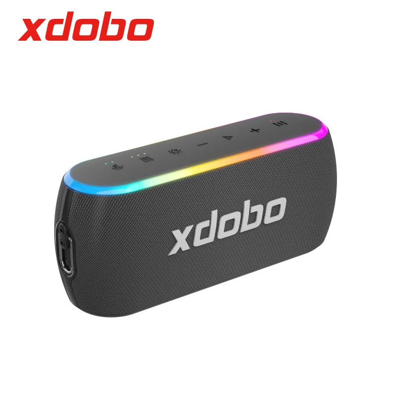 Xdobo הגעה חדשה 60w X8III אלחוטי Bluetooth רמקול חיצוני דיבורית ניידת סאב עם RGB אור - 1
